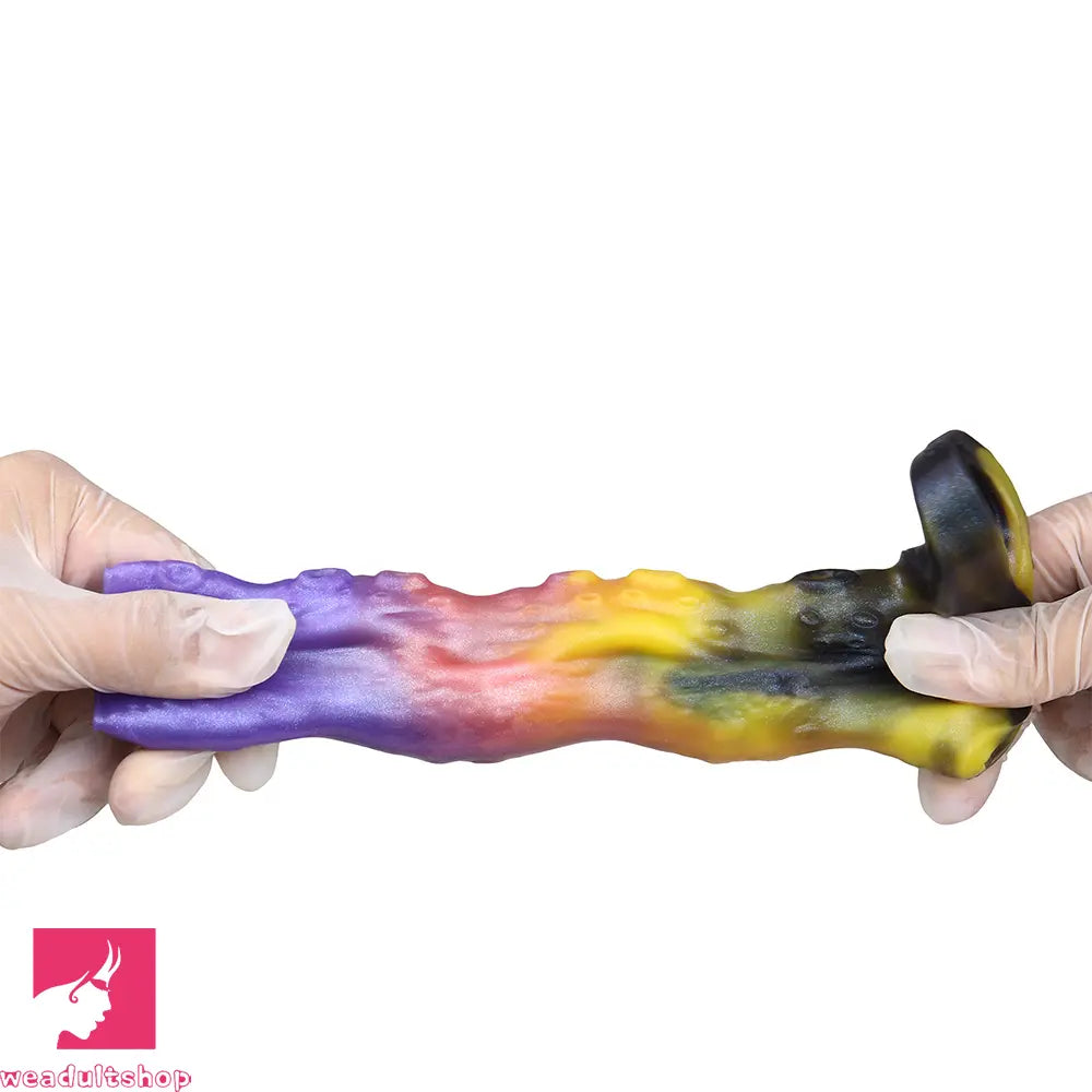 4.96in Sathos Euvoros Tentacle Silicone Soft Dildo Sleeve Penis Extender