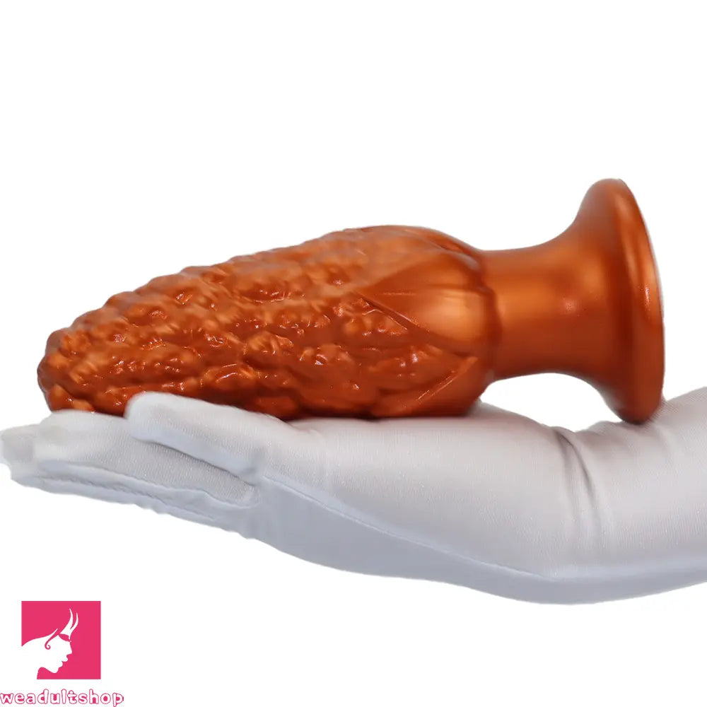 7.16in Graininess Raised Particles Reminiscent Corn Soft Butt Plug Dildo