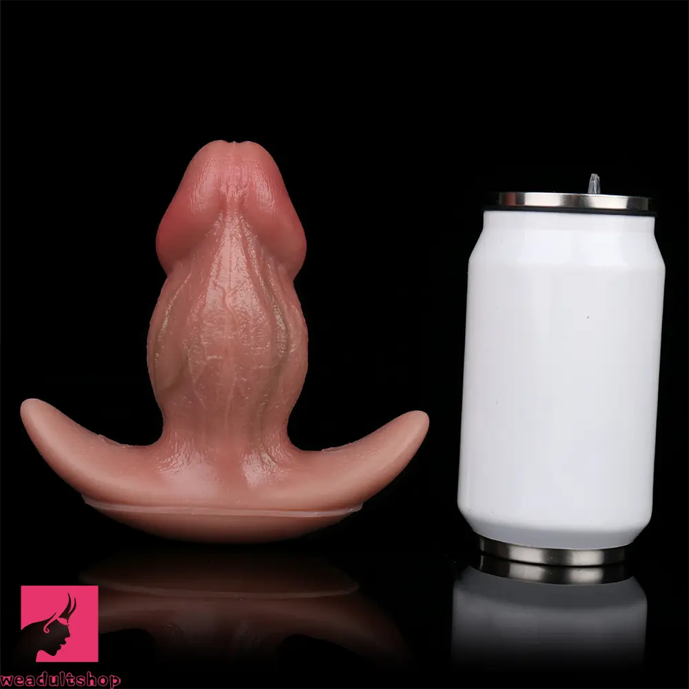 5.87in Small Automatic Vibrating Realistic Dildo Butt Plug Tail Mini Mouth Gag