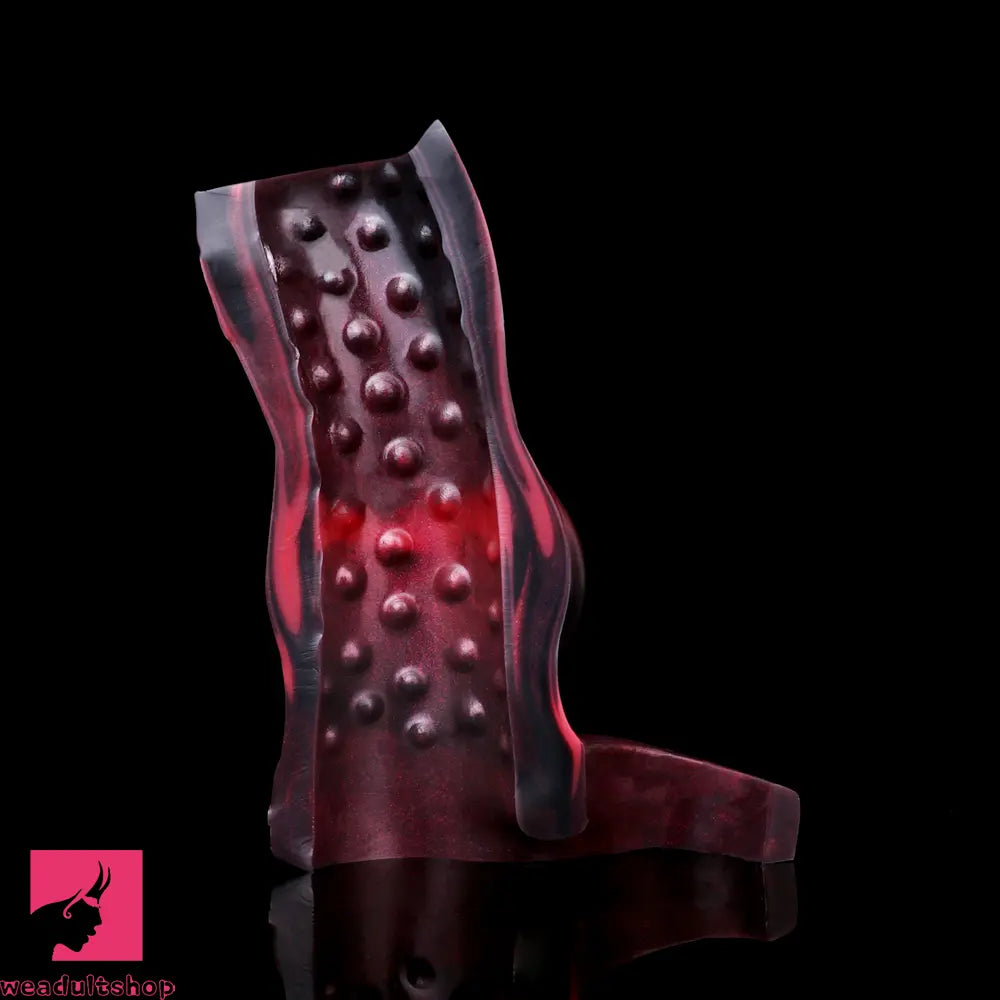 5.91in 7.17in Silicone Cock Sleeve Soft Vibrating Hollow Fantasy Penis Dildo