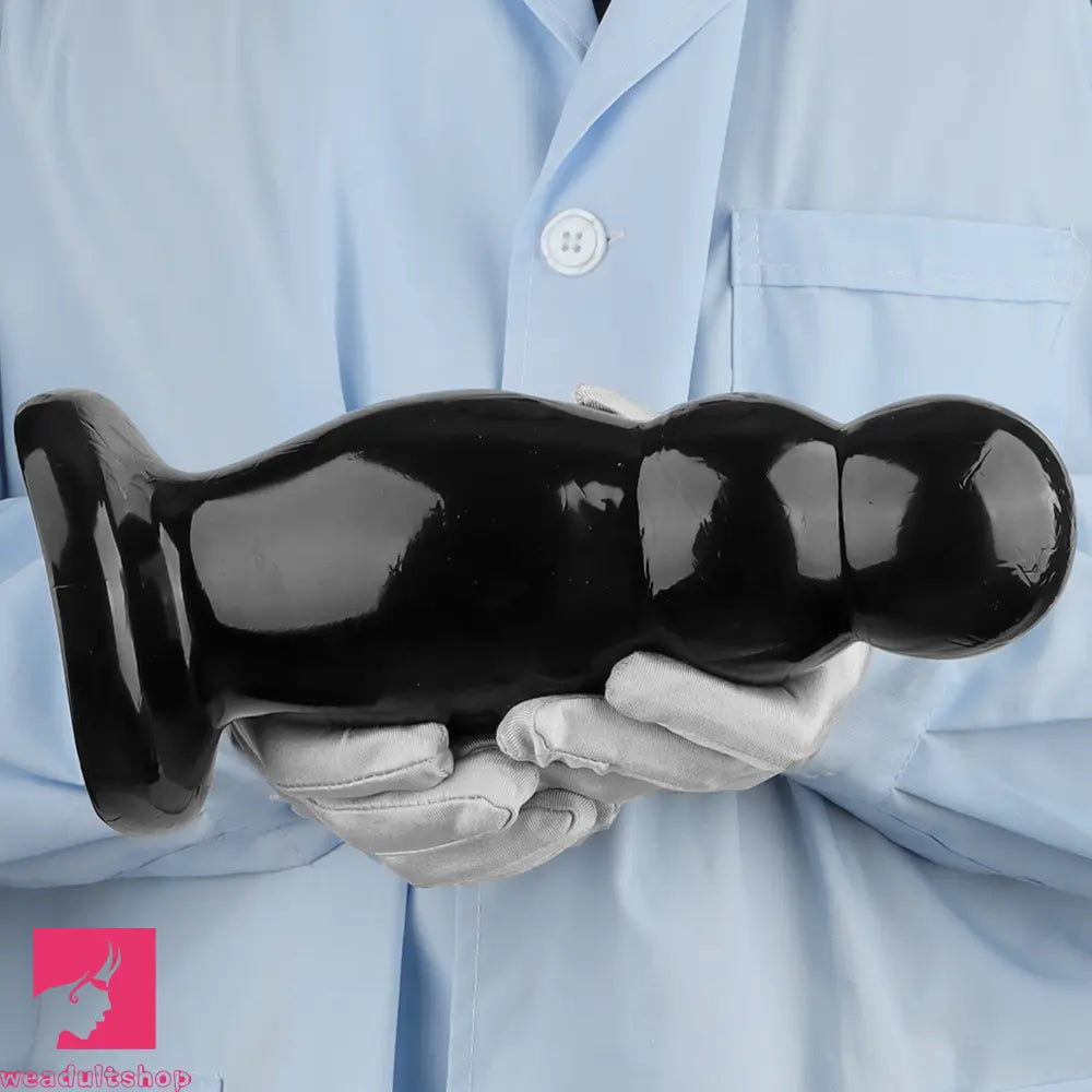 6.7in 10.23in Golden PVC Extra Large Thick Butt Plug Dildo Anal Clit Beads