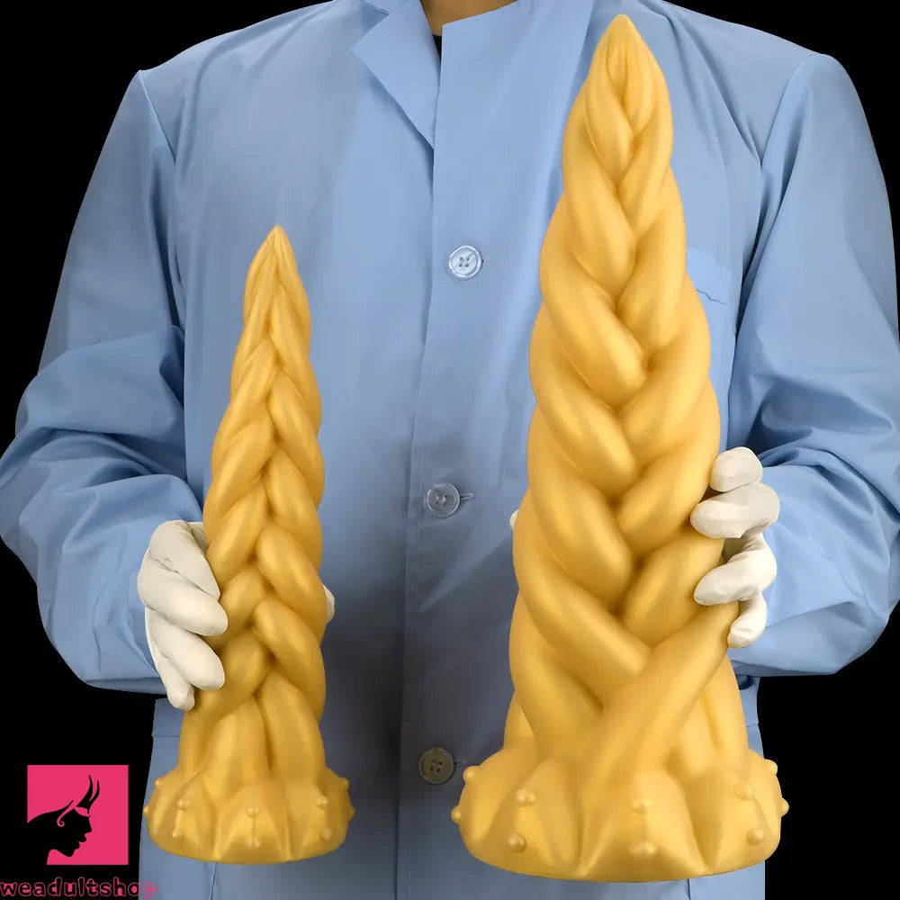 11.81in 13.77in 16.14in Extra Large Long Liquid Silicone Twist Soft Dildo