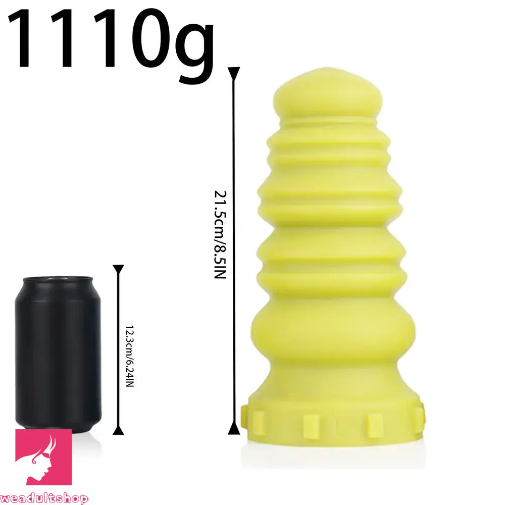 6.69in 7.87in 8.46in 9.25in 10.24in Soft Silicone Odd Big Macaron Thick Dildo
