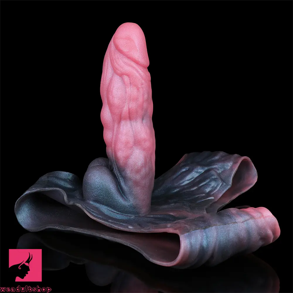 8.66in Fantasy Monster Creature Hollow Dildo Harness Pants Strap on Dildo