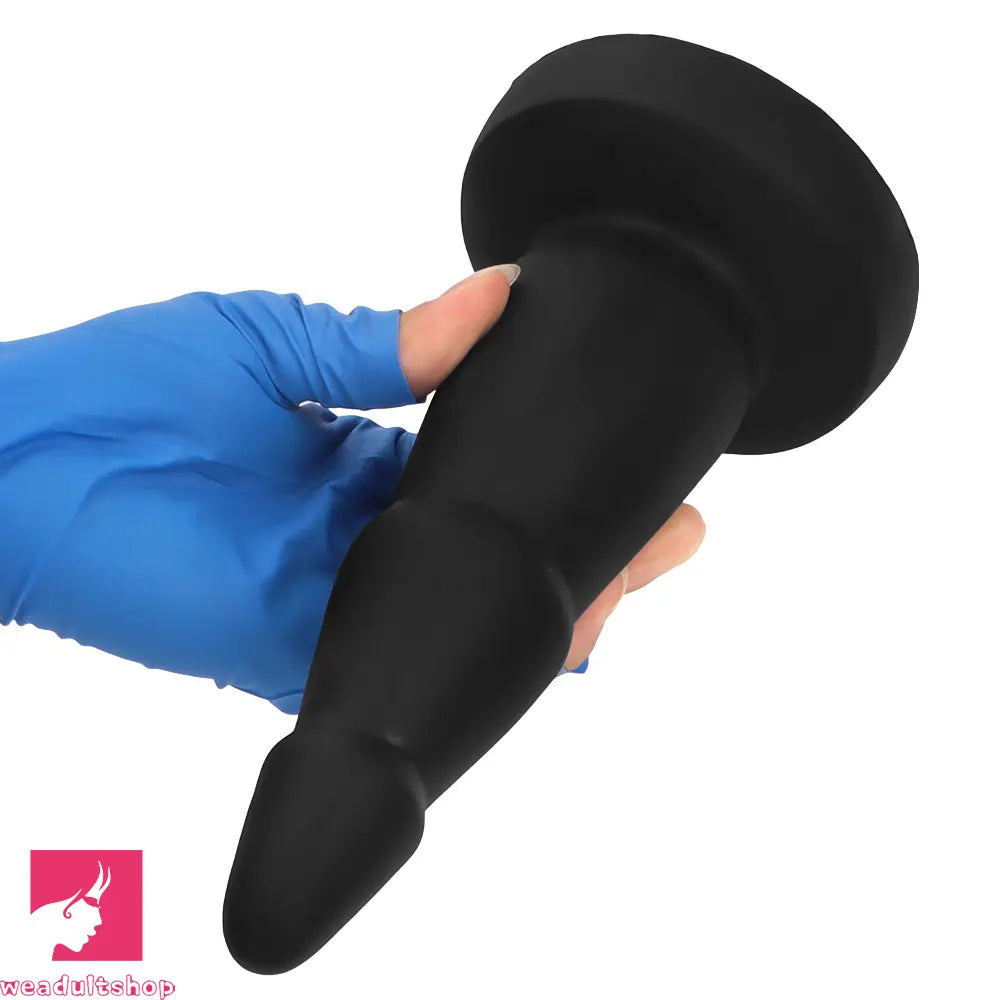 6.49in 8.07in 9.05in Liquid Silicone Soft Anal Dilator Trainer Cock Dildo