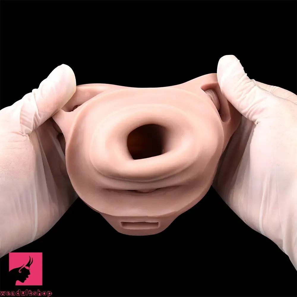 6.1in Lifelike Silicone Soft Strap on Penis Extender Cock Sleeve Dildo Cock