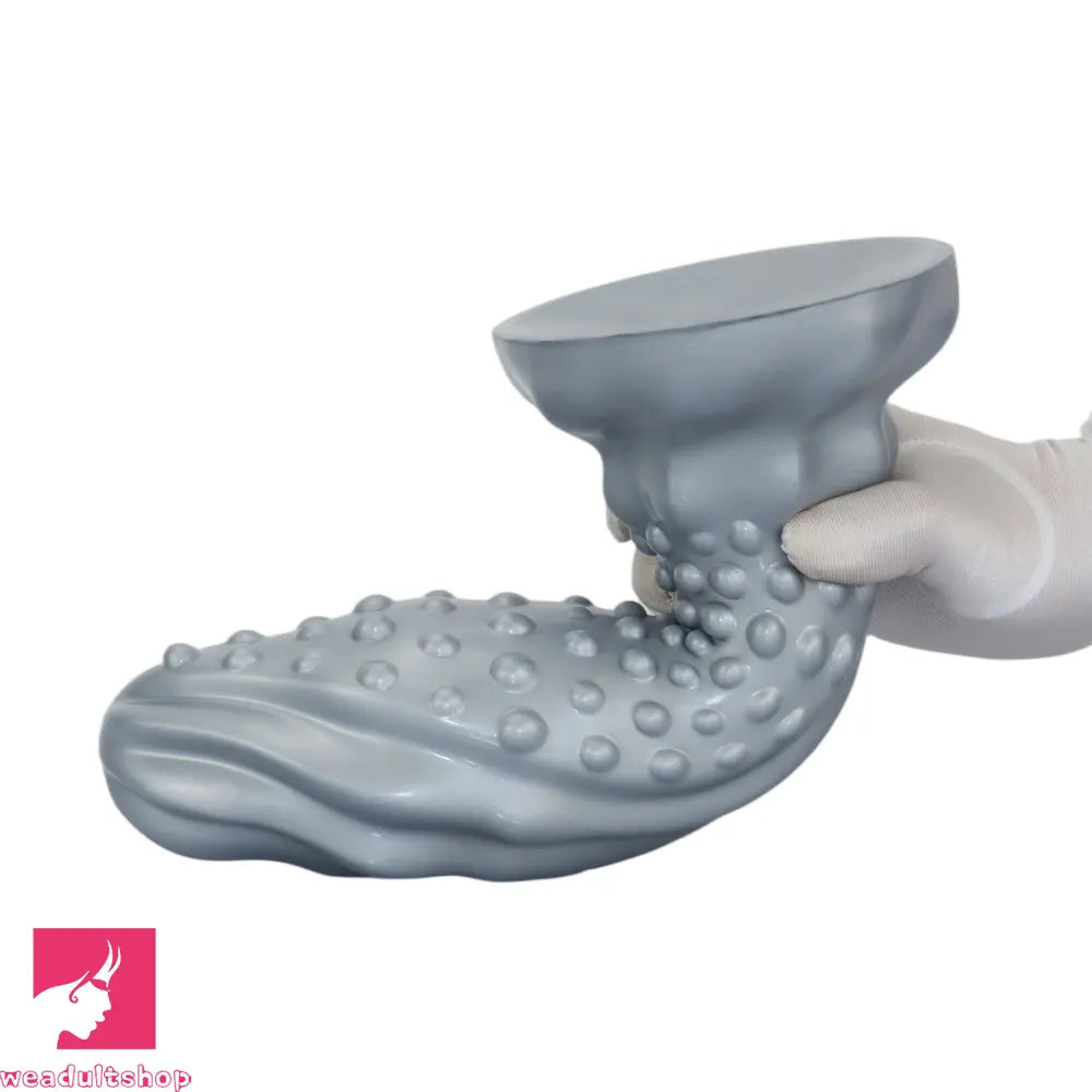 6.29in 8.66in 11.02in Spiked Stripe Silicone Butt Plug Odd Dildo Vagina Dilator