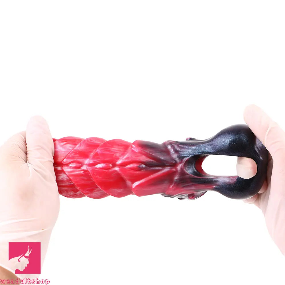 5.66in Fantasy Hollow Dildo Built-in keel Vibration Remote Penis Sleeve