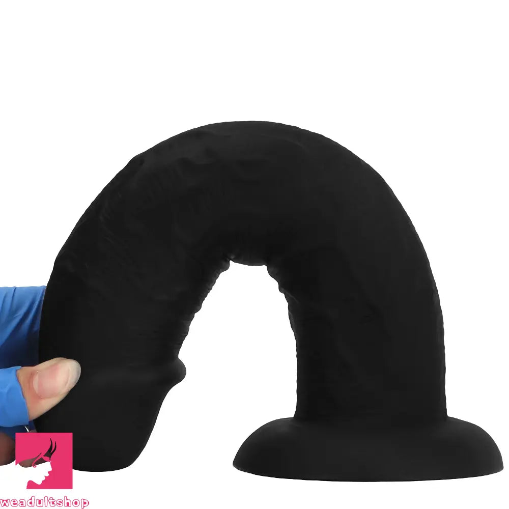 9.05in 10.03in 11.02in Thick Eggless Silicone Penis Dildo Adult For Couples
