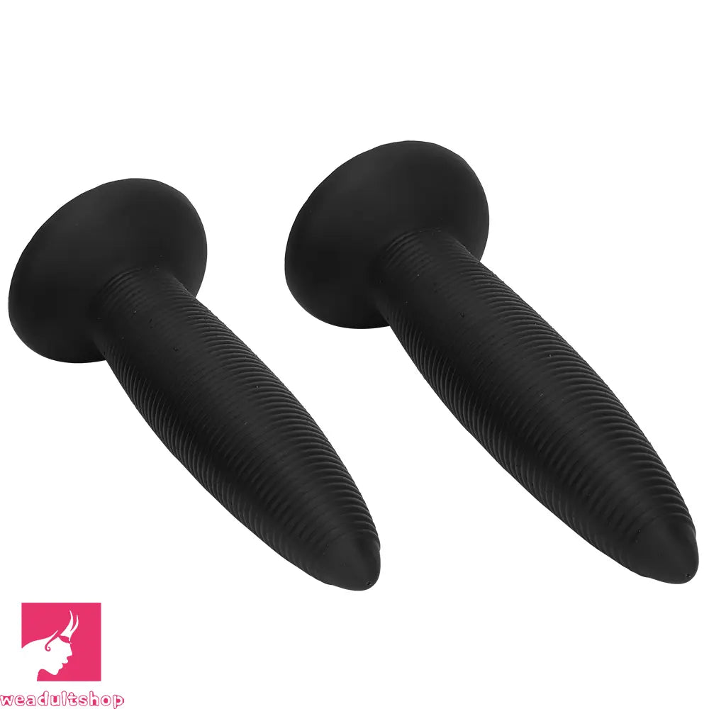 13.38in 14.96in Pointed Large Long Threaded Anal Plug Dildo For Anal Sex