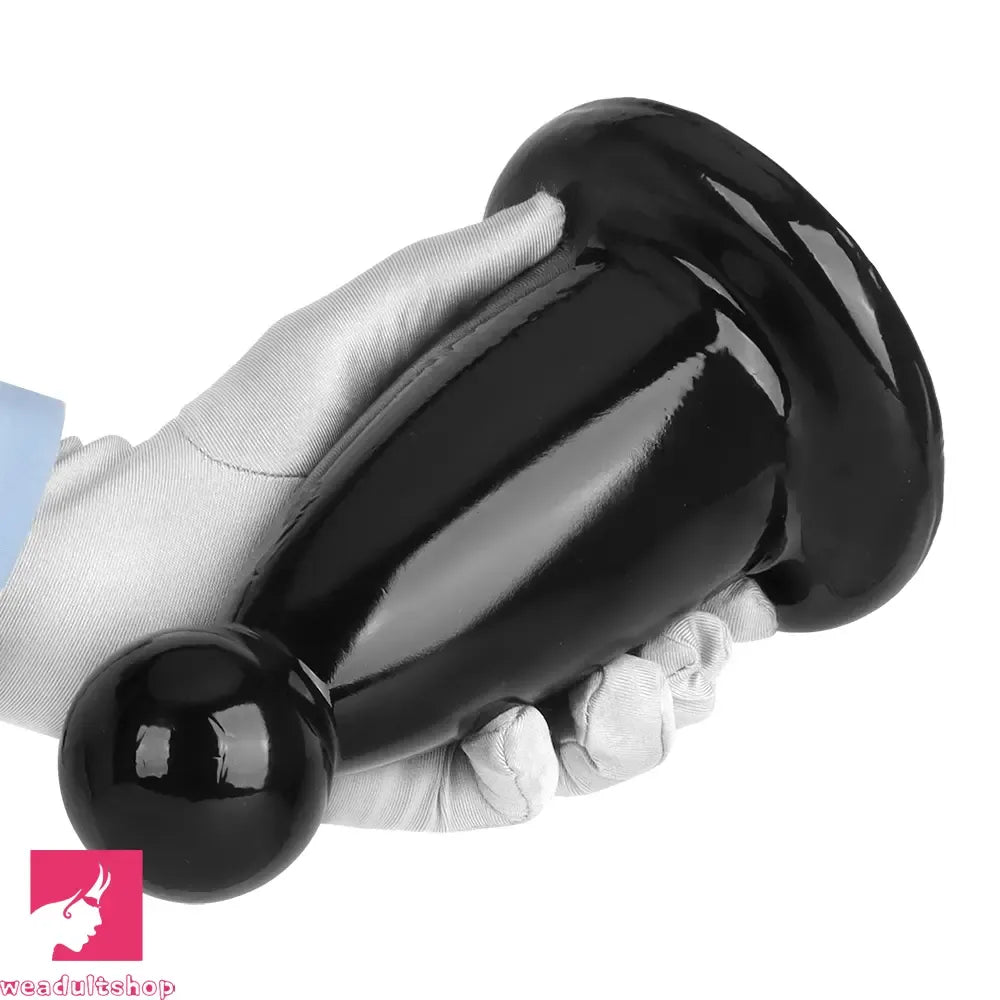 5.7in 7.87in Black PVC Thick Butt Plug Dildo For Women Sexual Adult Cock