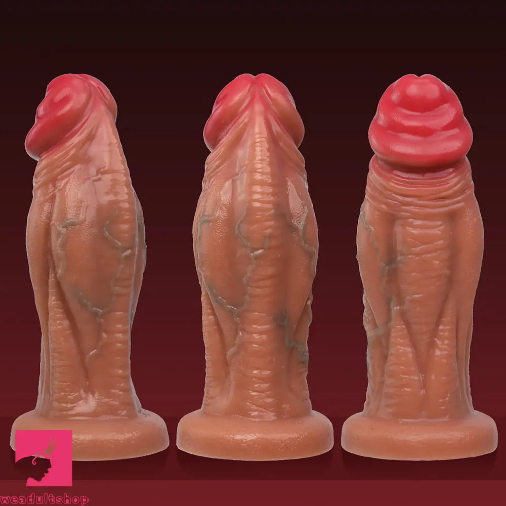 6.69in 8.66in 10.24in 11.42in 12.99in Thick Glans Real Veins Flirting Toy Dildo