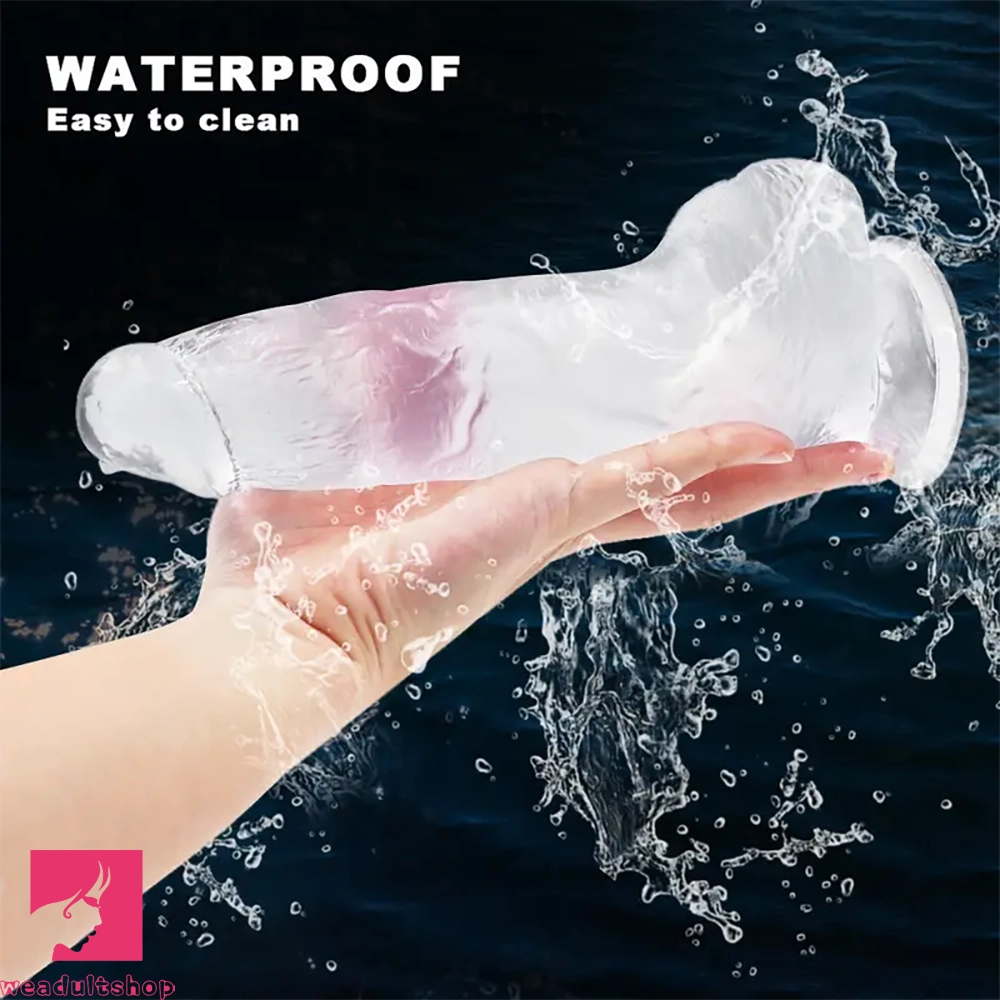 8.26in Lifelike Big PVC Dildo For Women Beginner Couple Cock Sex Toy