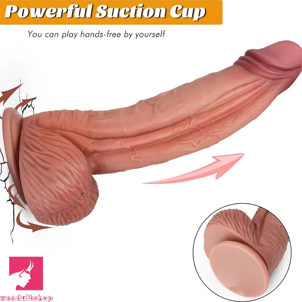 9.45in 13.78in Real Feeling Silicone Soft Adult Male Prostate Adult Dildo