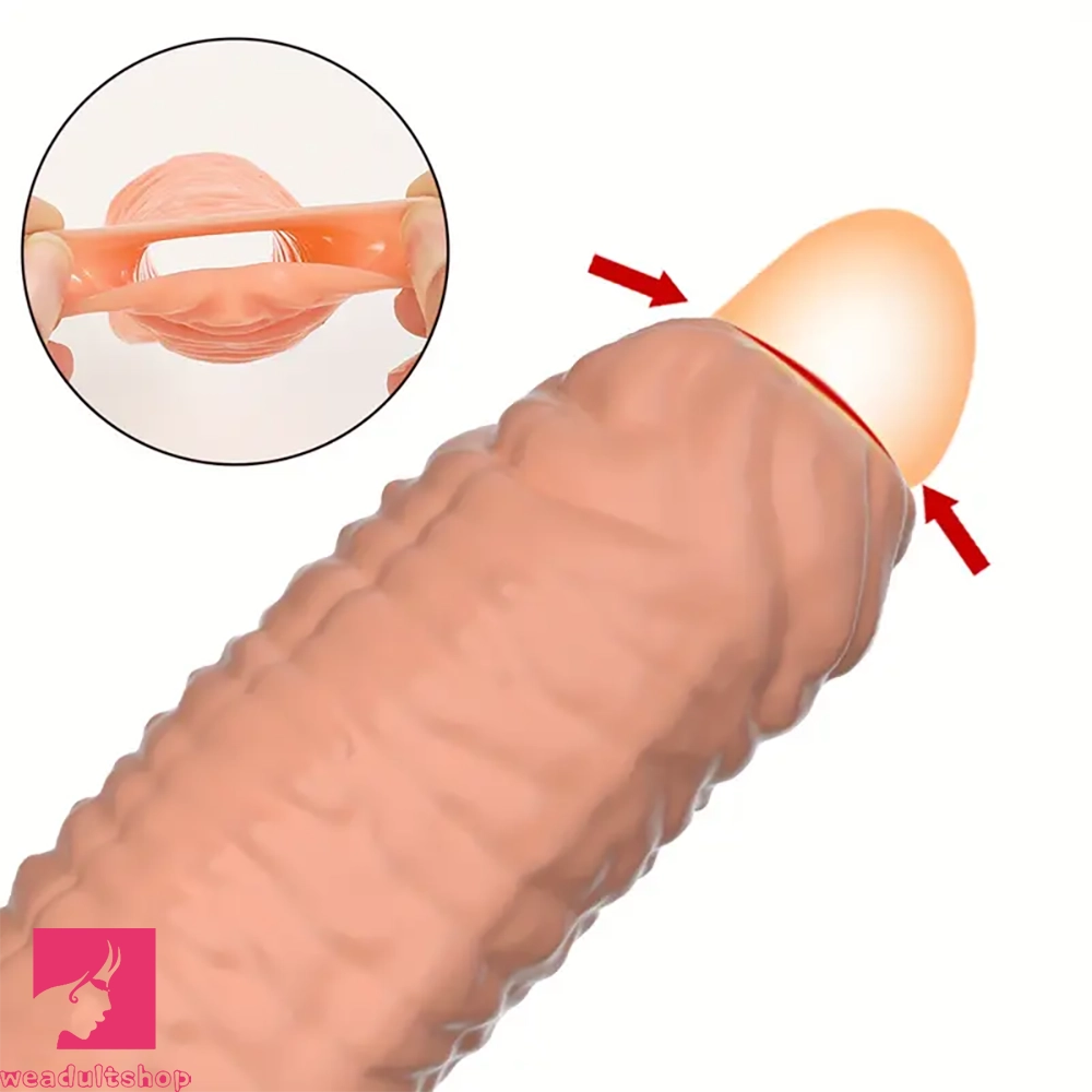5.3in Penis Sleeve Ejaculation TPE Penis Adult Cock Toy For Couples