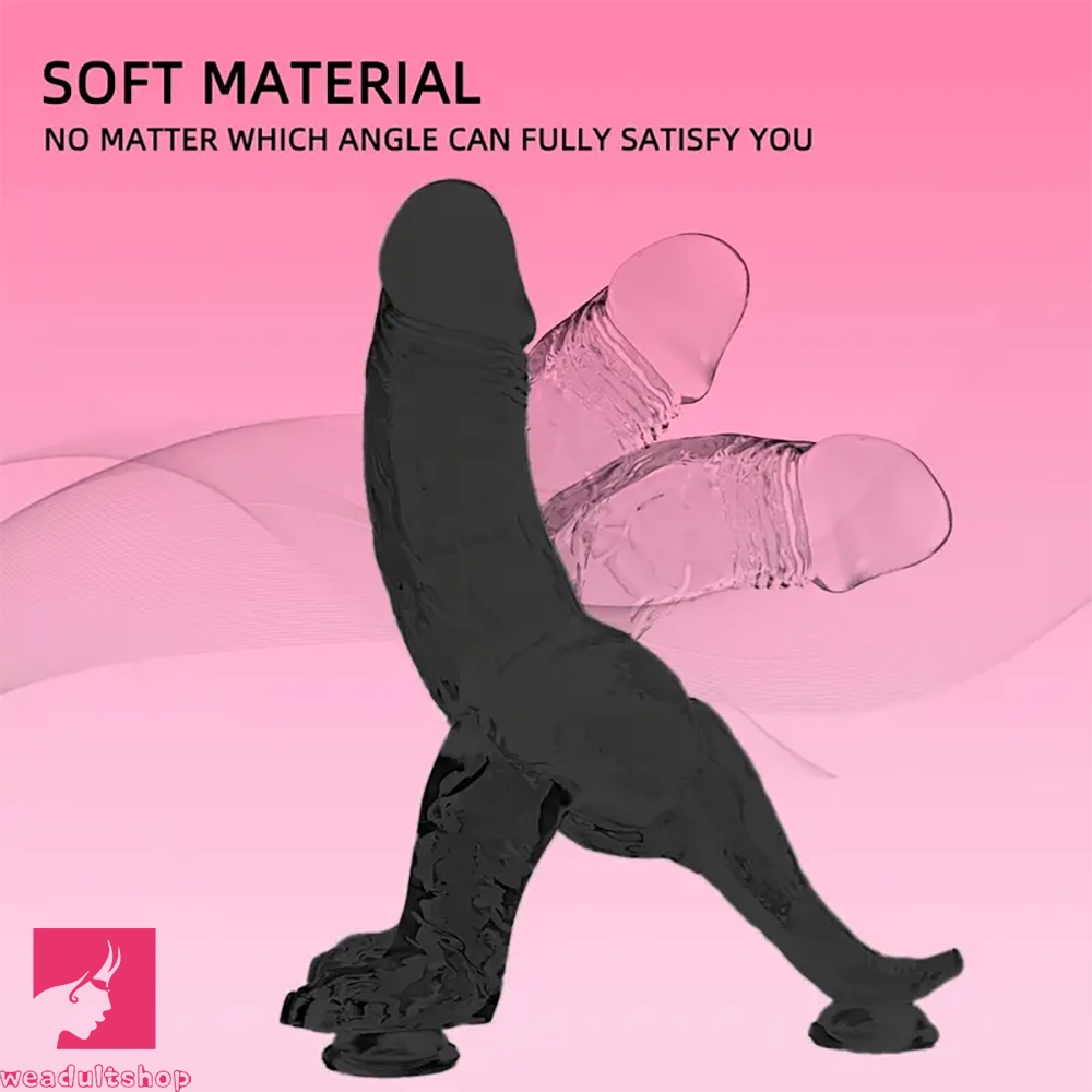 7.81in Silicone Soft Dinosaur Simulated Cock Dildo With Strong Suction Cup