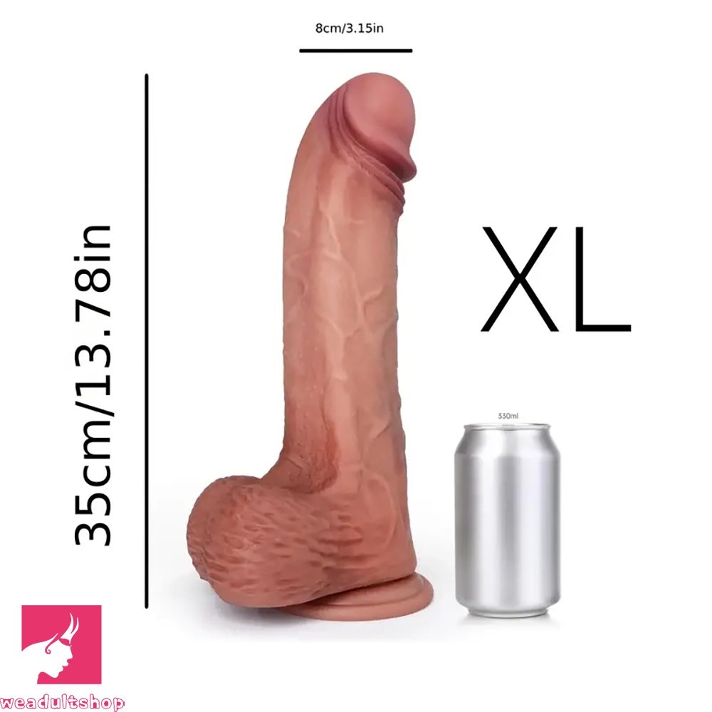 9.45in 13.78in Real Feeling Silicone Soft Adult Male Prostate Adult Dildo