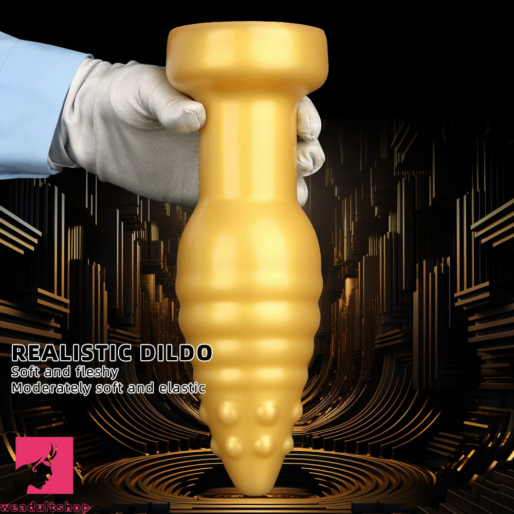 5.51in 7.87in 10.23in Extra Large Silicone Soft Spiked Pointed Cock Dildo