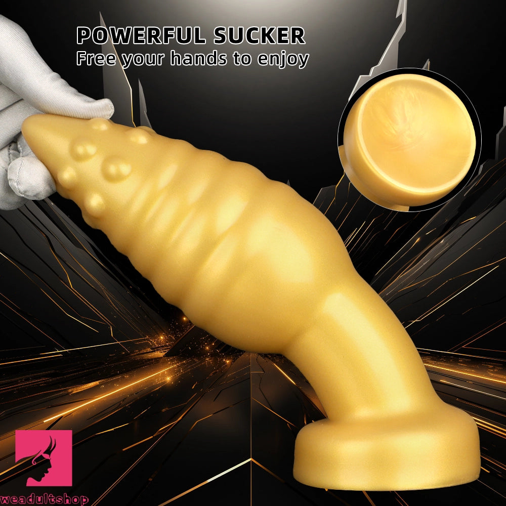 5.51in 7.87in 10.23in Extra Large Silicone Soft Spiked Pointed Cock Dildo
