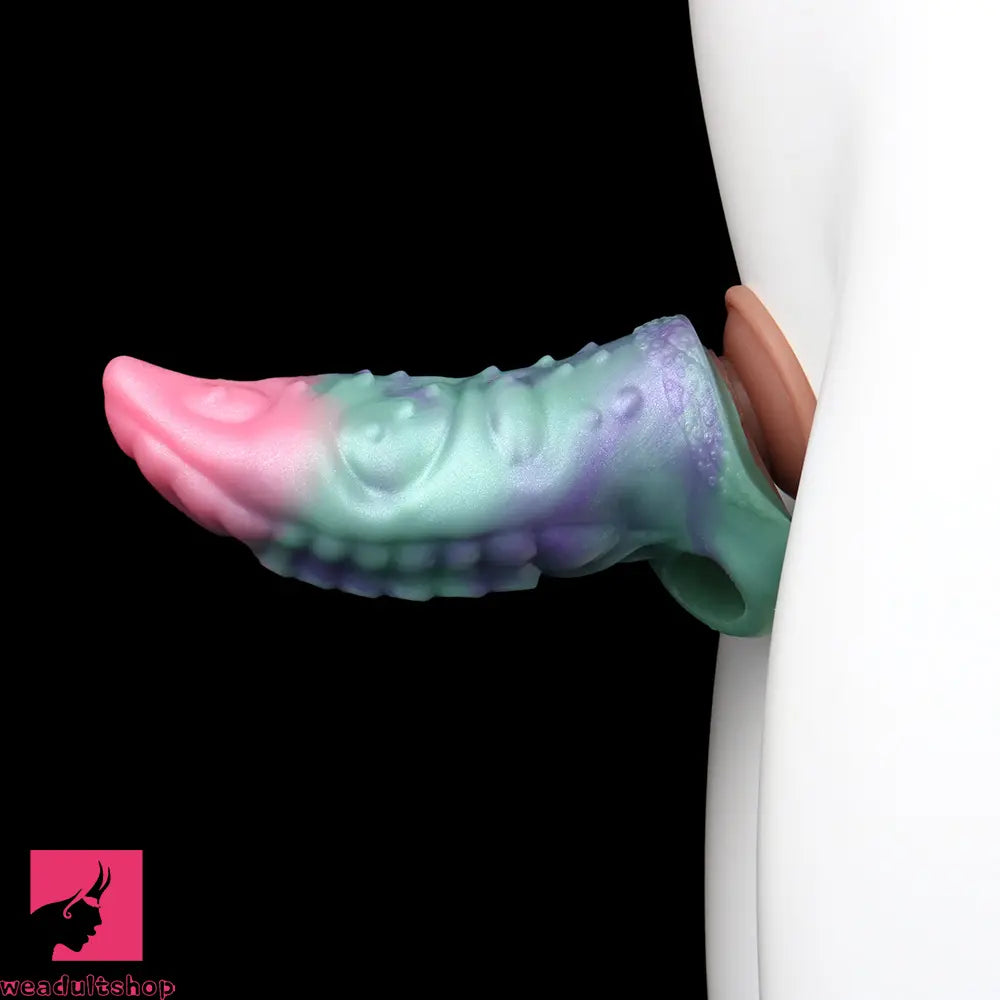 6.77in Scale Whisper Fantasy Hollow Dildo Sleeve For Penis Extension