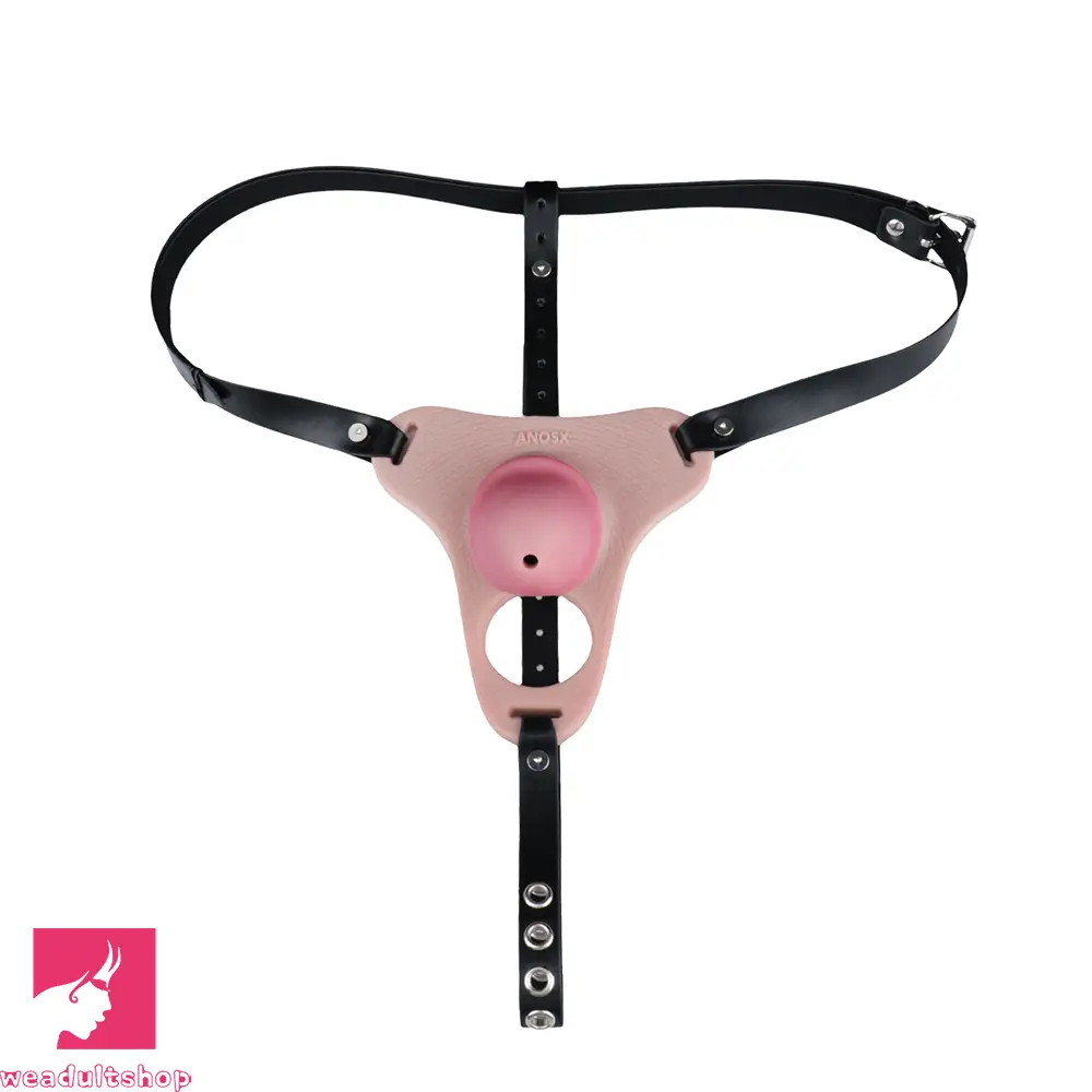 4.33in Strap on Chastity Dildo Wearable Realistic Cock Cage For Men Dilator