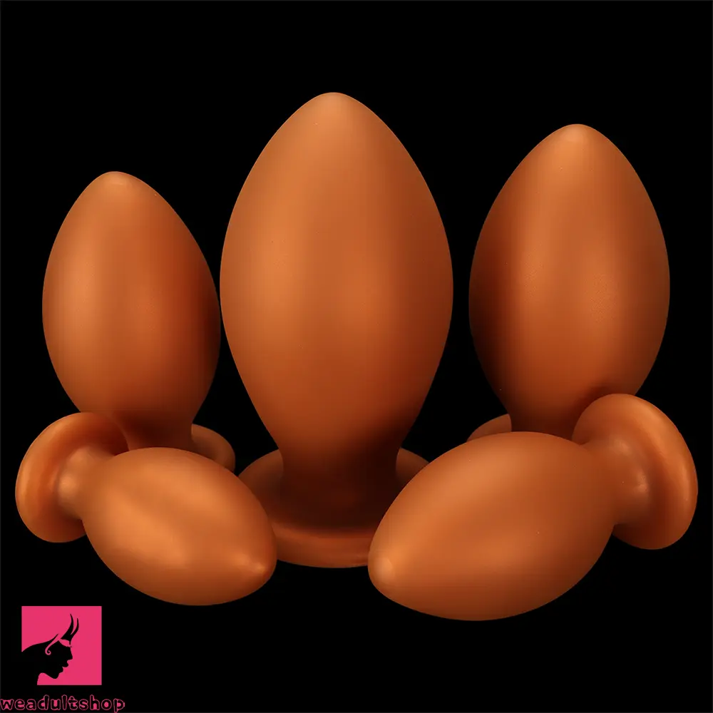 4.72in 5.51in 6.29in 7.08in 7.87in Rugby Silicone Butt Plug Dildo Adult Cock
