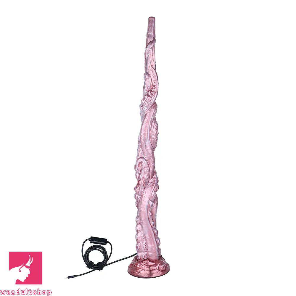 25in Tentacle Huge Long HD Camera Dildo Silicone Adult Toy Anal Stimulation