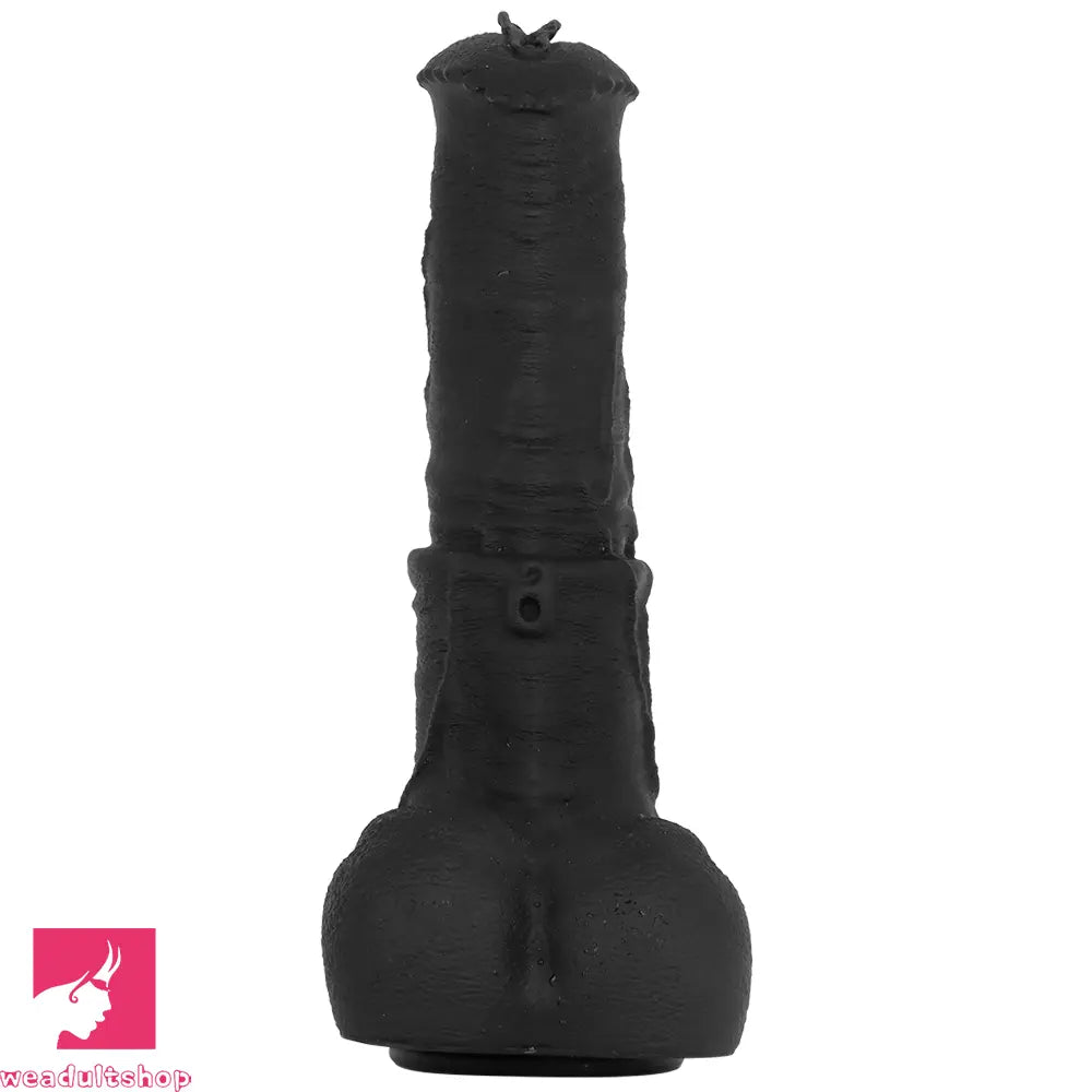 11.41in 13.18in 14.56in Big Long Black Silicone Thick Dildo Indoor Cock Toy