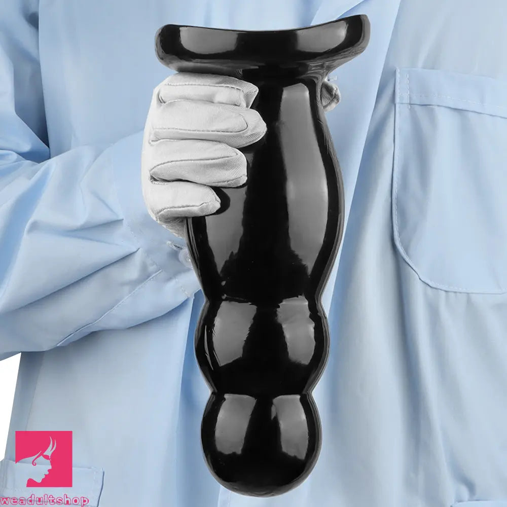 6.7in 10.23in Golden PVC Extra Large Thick Butt Plug Dildo Anal Clit Beads