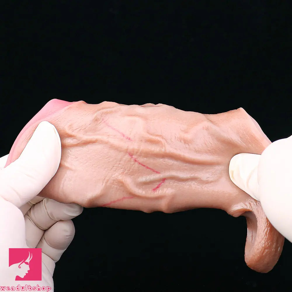 3.81in Realistic Penis Cock Dildo Sleeve Extender For Thicken Cock Toy