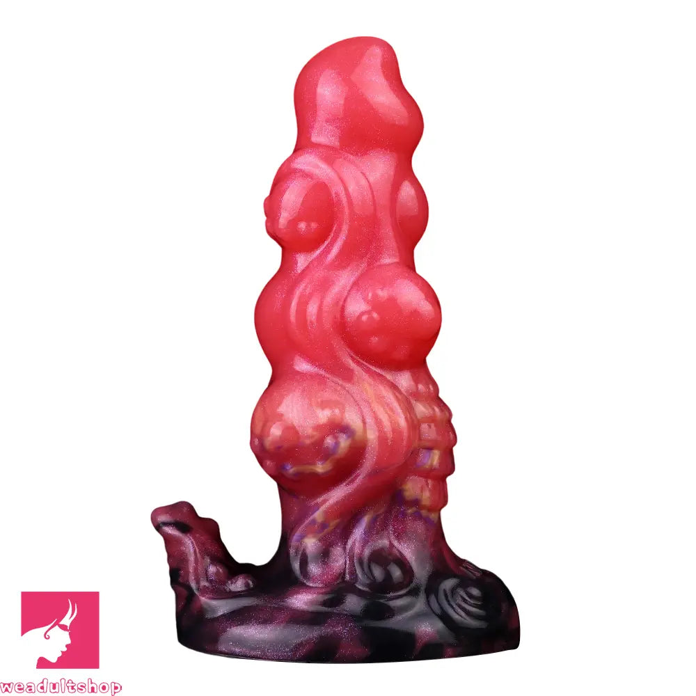 5.91in Fantasy Silicone Soft Odd Dildo Durable Construction Cock Sex