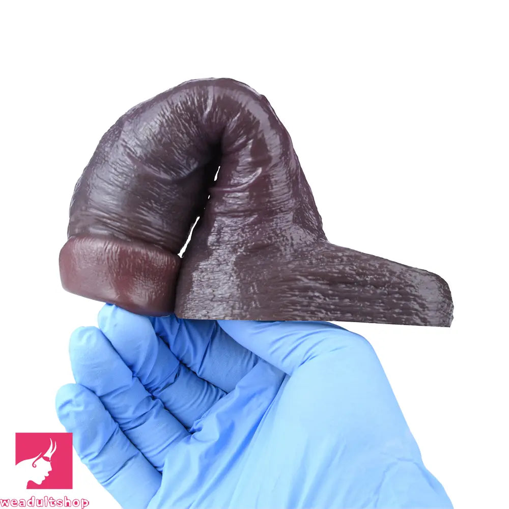 6.06in Platinum Silicone Lifelike Skin Soft Dildo Sleeve Couple Interactive Cock