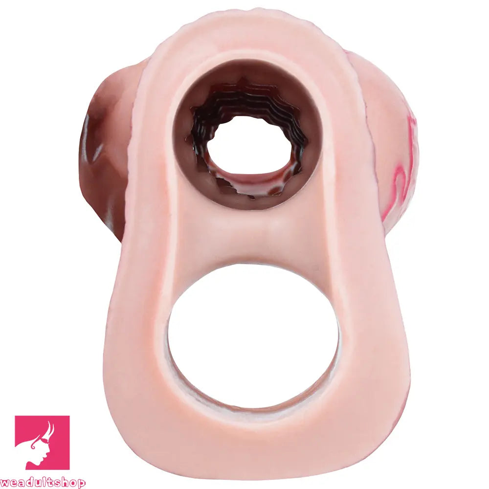 5.39in 6.73in 6.96in Dog Knot Penis Sleeve Dildo Reusable Cock Sleeve