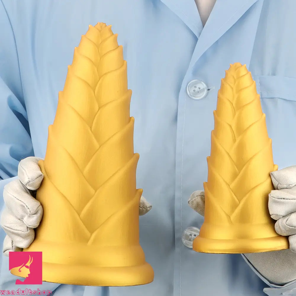 5.7in 7.08in 8.46in Bamboo Shoots Penis Anal Plug For Fisting Dildo Cock Toy