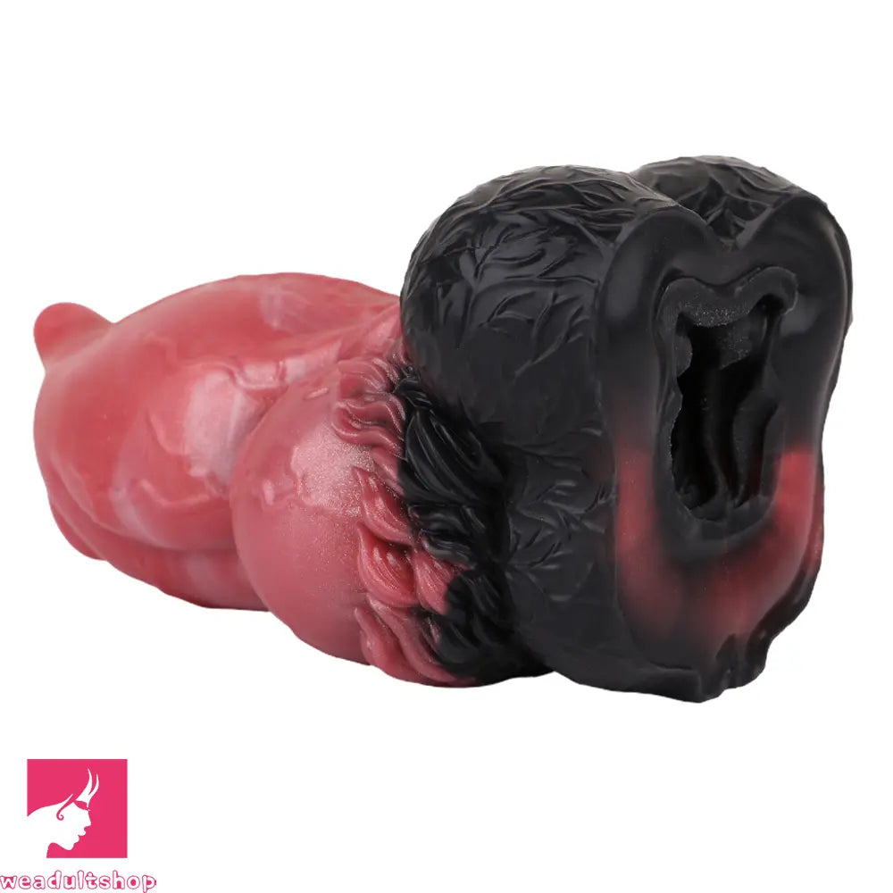 6.88in Dog Knot Dildo Male Masturbator Silicone Soft Fantasy Odd Penis