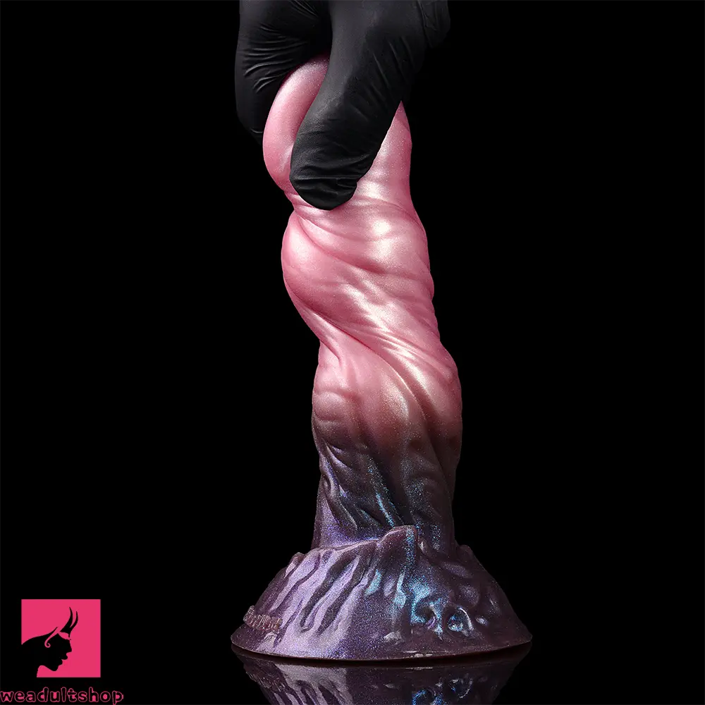 7.71in Dual Density Silicone Odd Dildo Adult Masturbation Pleasure Cock