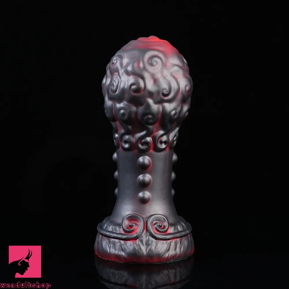 5.51in 7.08in 9.05in Spiked Silicone Round Silicone Soft Odd Dildo Anal Plug