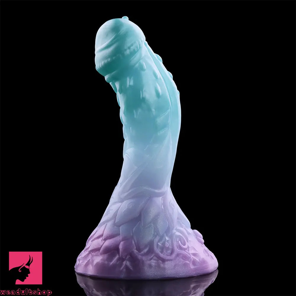 4.68in 5.9in 7.16in 8.26in Spiked Monster Silicone Odd Dildo With Key Chain