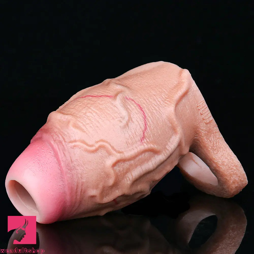 3.93in Realistic Penis Cock Dildo Small Sleeve Extender For Big Penis Toy