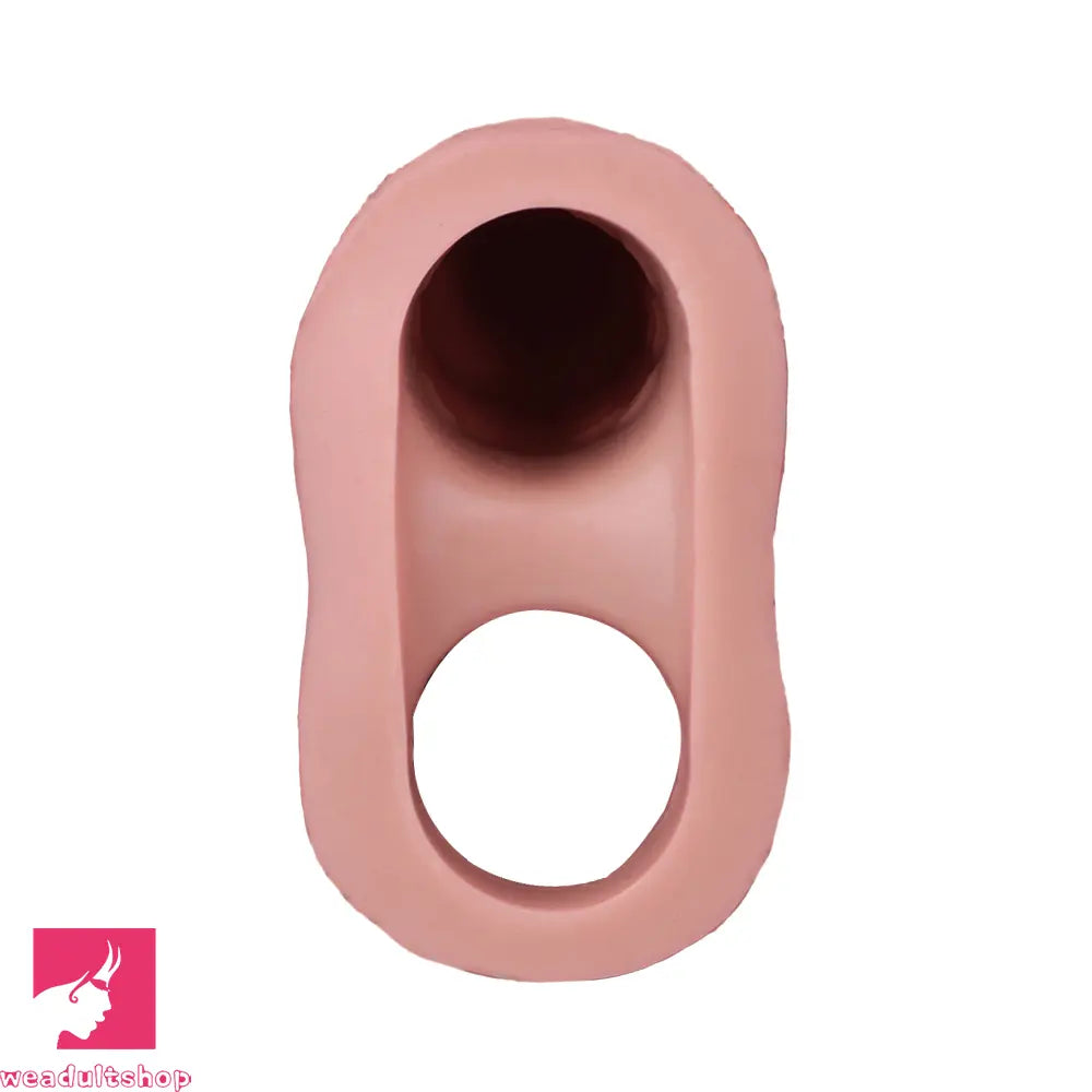 5.6in Realistic Ultra Soft Blue Veins Silicone Cock Sleeve Dildo For Sex