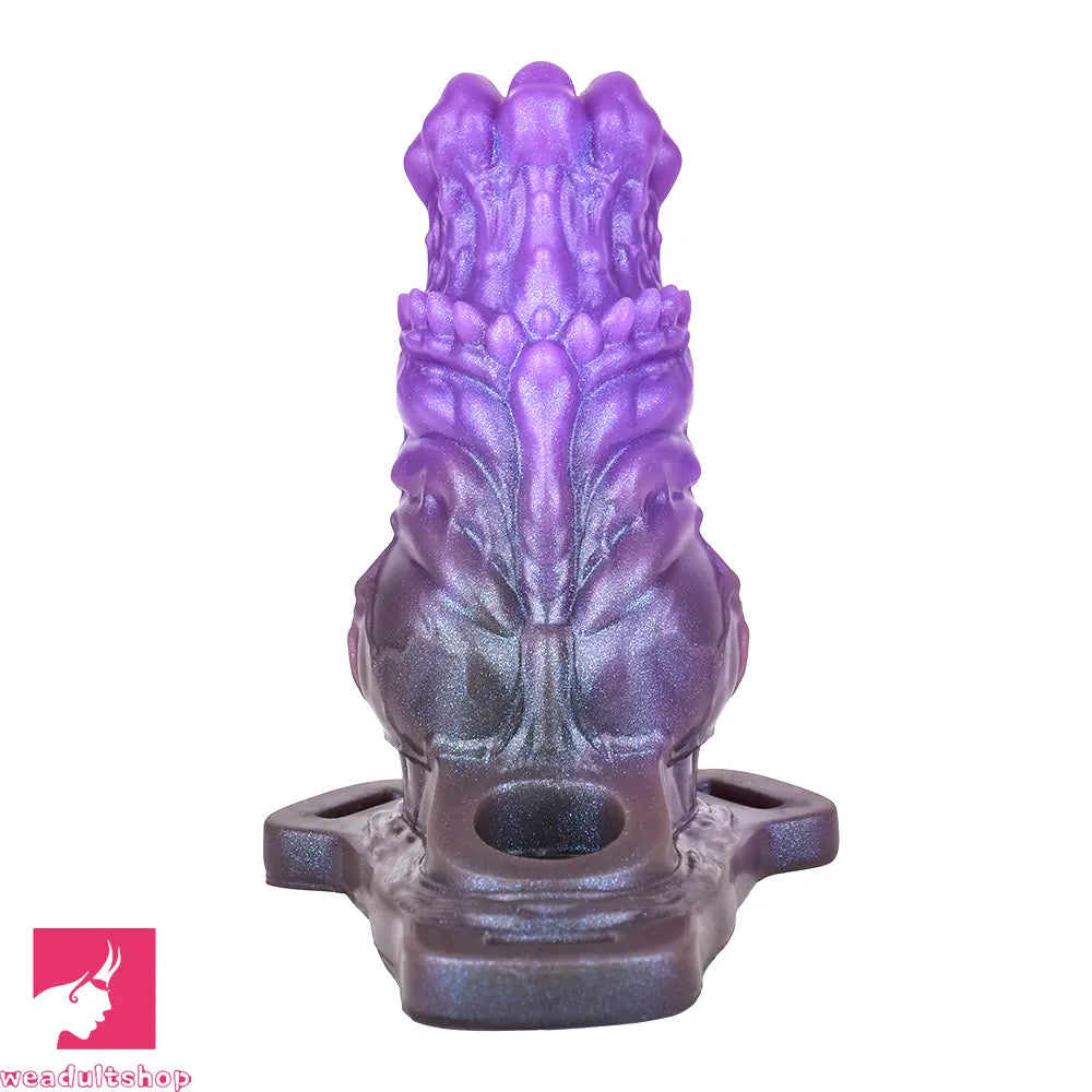 5.55in Dragon Silicone Floppy Beast Creature Fantasy Hollow Dildo Sleeve