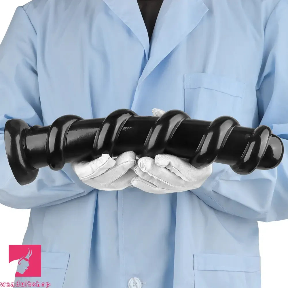 11.02in 13.18in Spiral PVC Big Anal Plug Dildo Adult Sex Toy For Sex Love