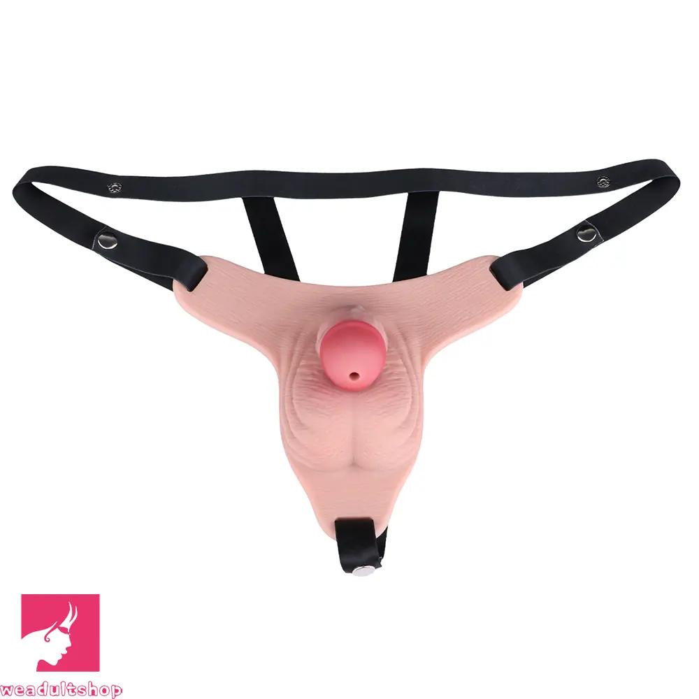 3.93in Real Hollow Chastity Cage Dildo Adult Sex Toy For Women Couples