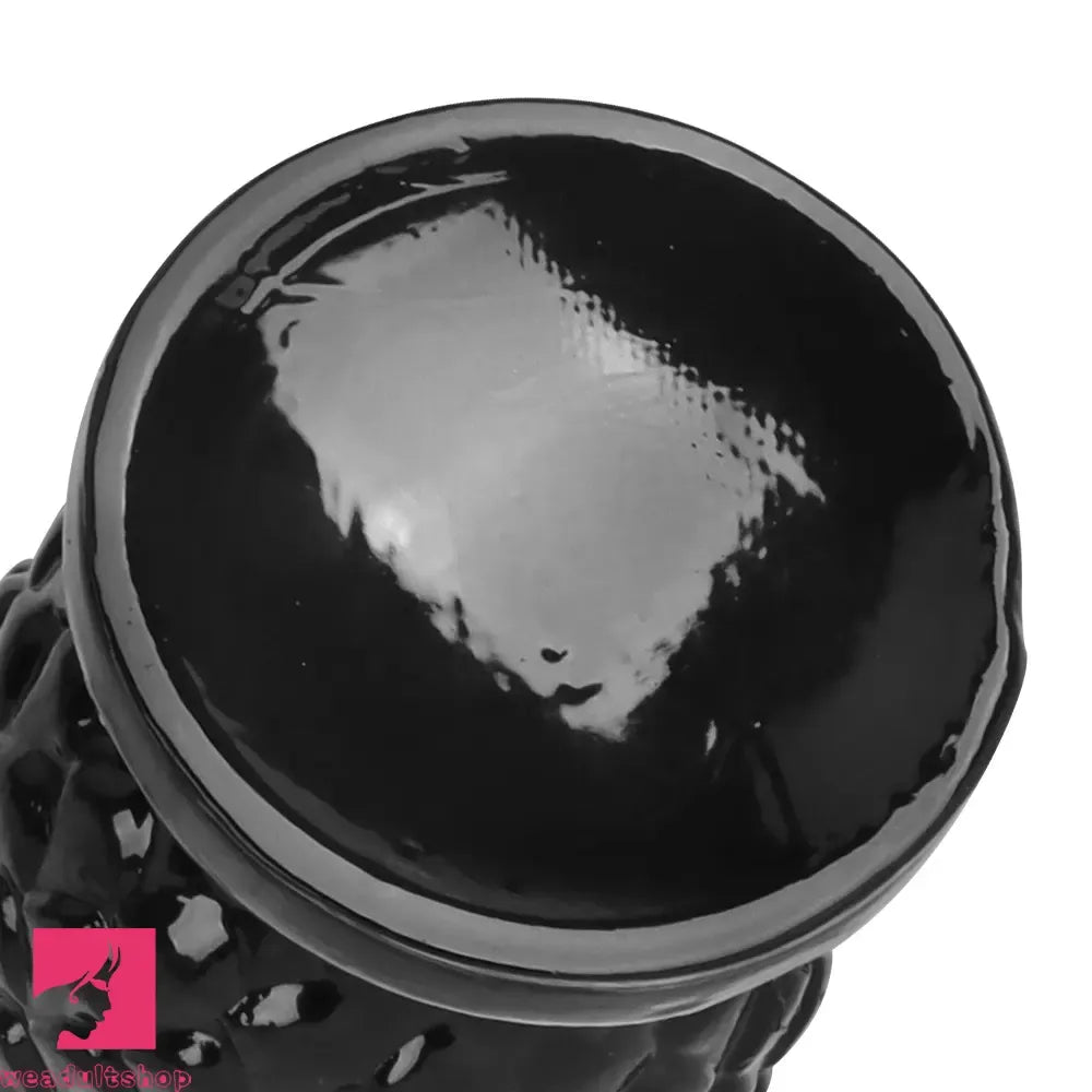 3.93in 5.9in Newbie Clit Female Masturbator PVC Black Butt Plug Dildo