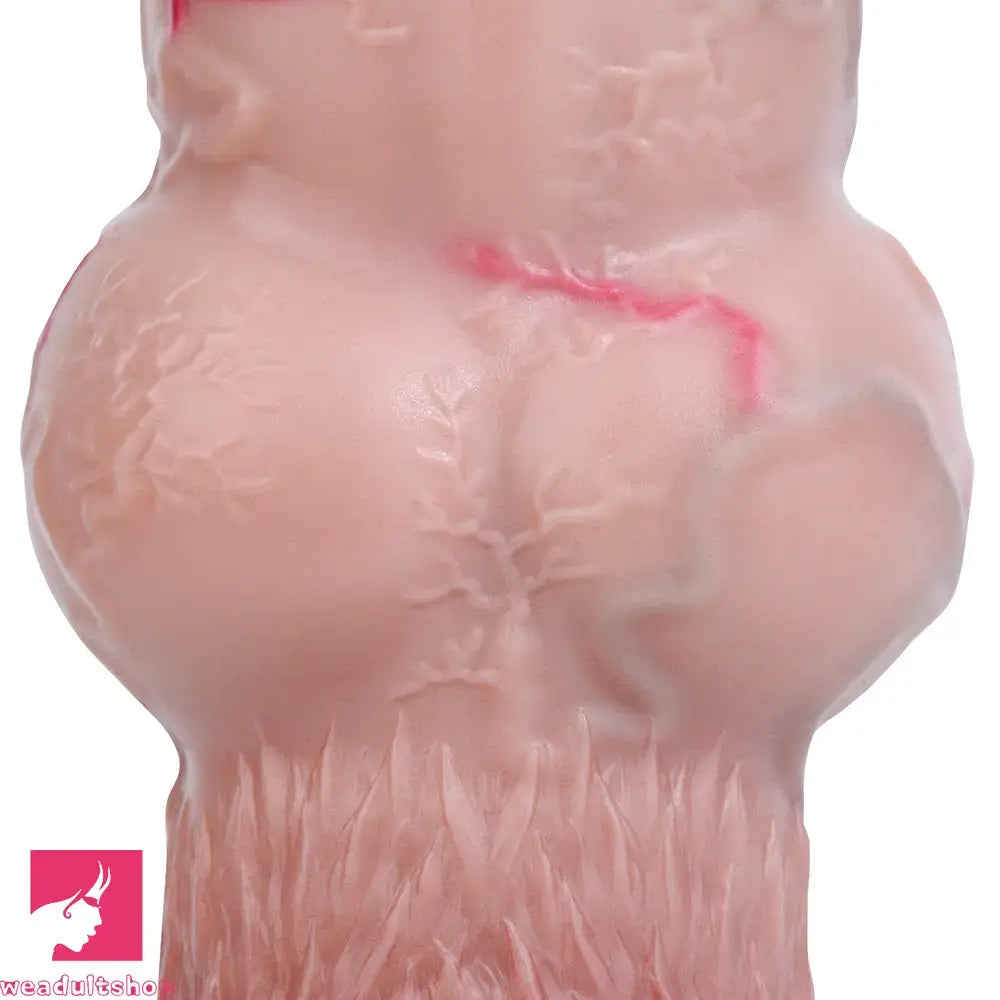 5.47in 6.49in 6.77in Realistic Dog Lifelike Dildo Cock Sleeve Close Open Head