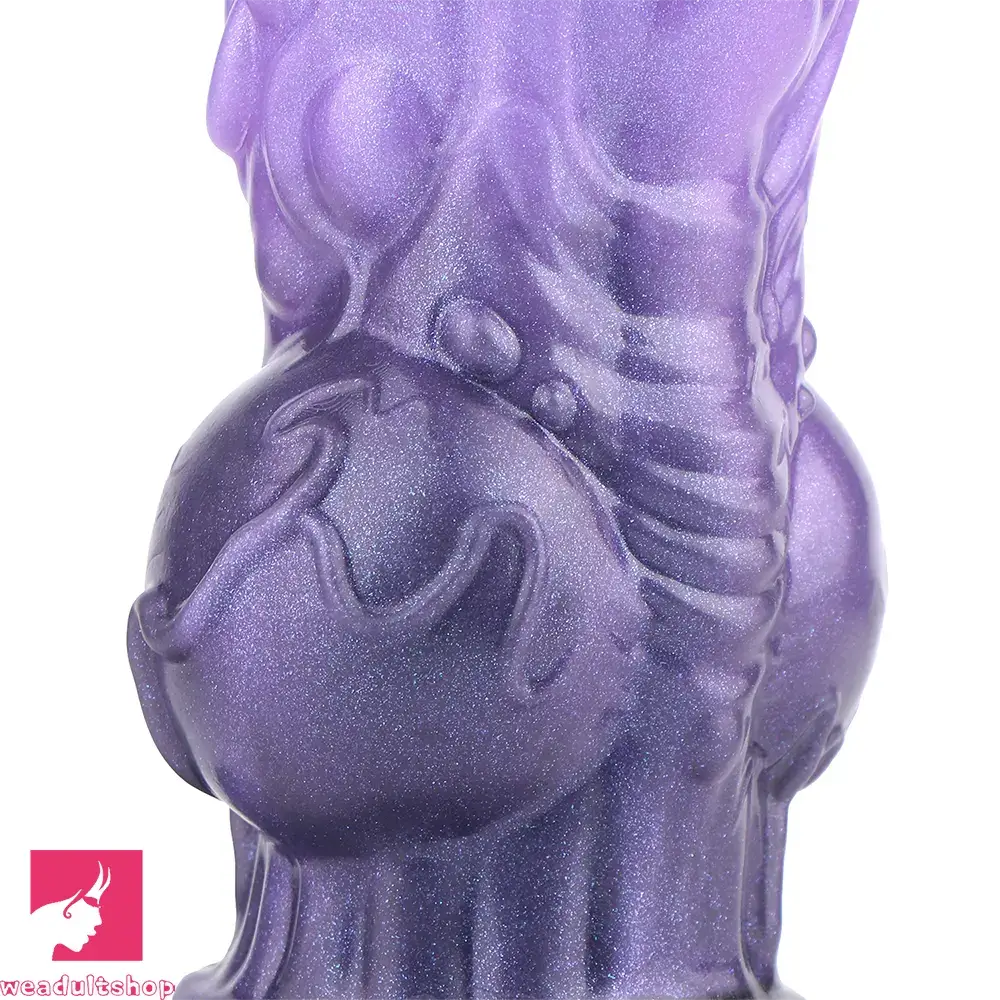 9.05in Tentacle Knot Silicone Dual Density Monster Dildo Anal Stimulator