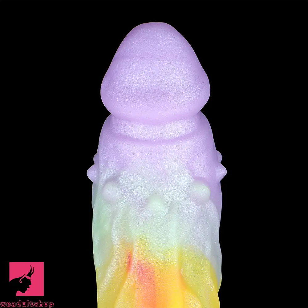 9.37in Spiked Odd Monster Strap on Dildo Silicone Soft Hollow Cock Dildo