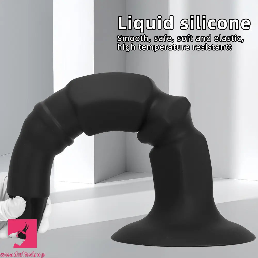 12.6in 14.56in 17.71in Pointed Tip Huge Long Silicone Soft Butt Plug Cock Dildo