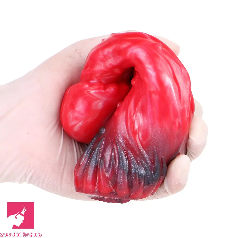 6.18in Spiked Sleeve Hollow Dildo Built-in keel Vibration Remote Penis Sleeve