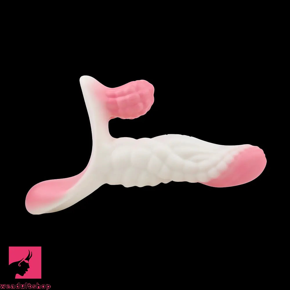 5.83in Dragon Scale Monster Wearable Strap on Vibrating Anal Dildo